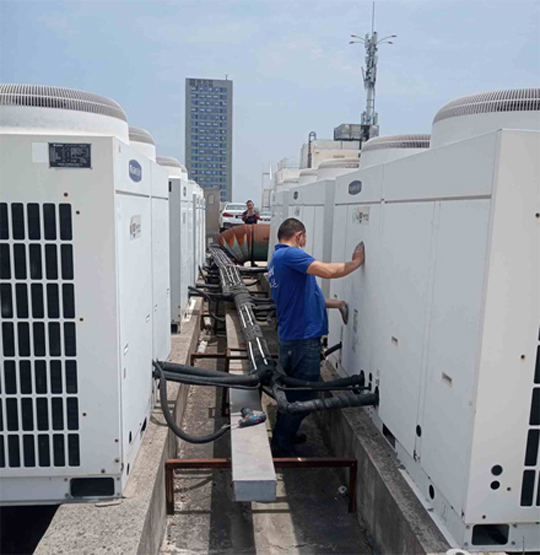 渝北中央空调制热和不制冷系统维修方法